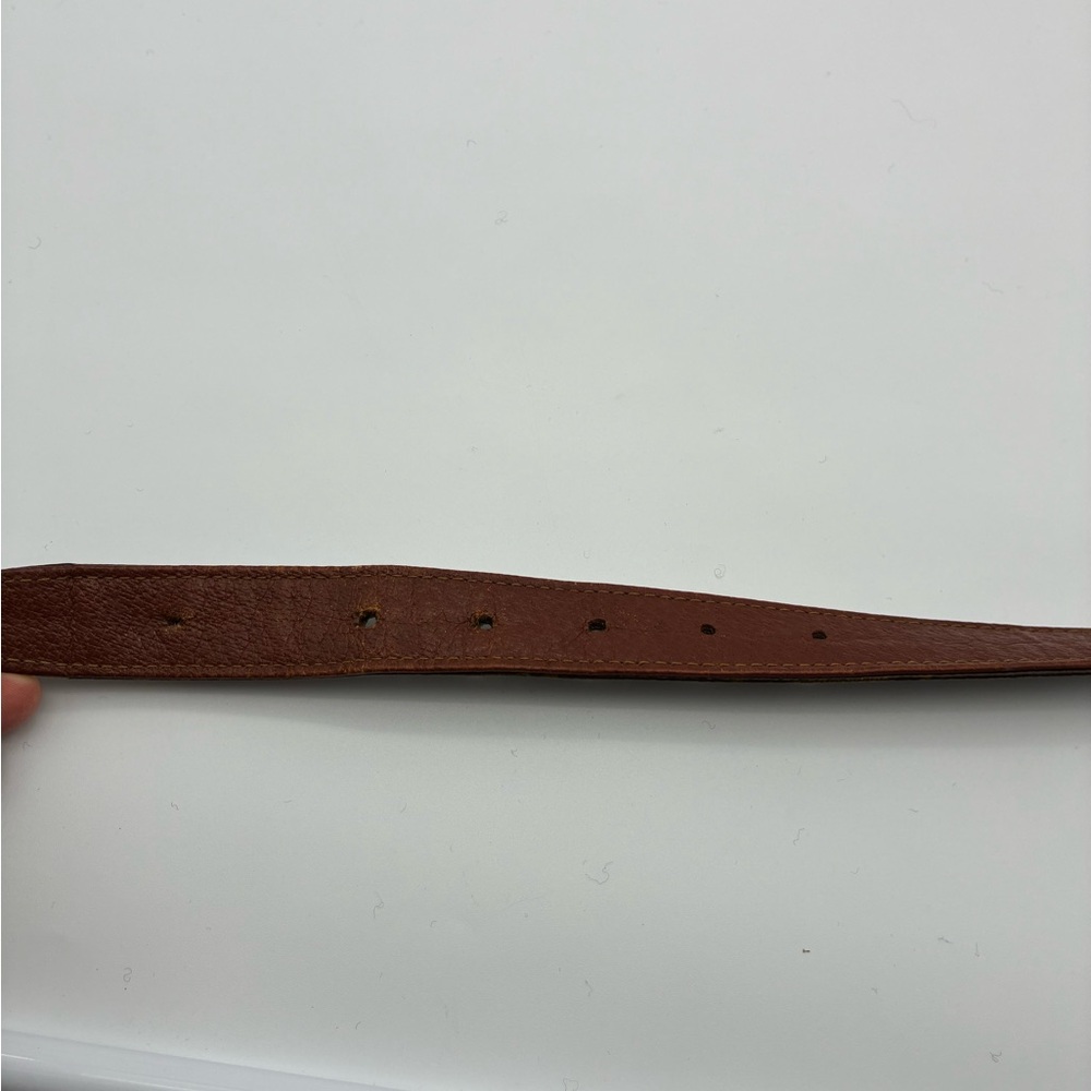 LOUIS VUITTON MONOGRAM VINTAGE BUCKLE BELT - Picture 7 of 16